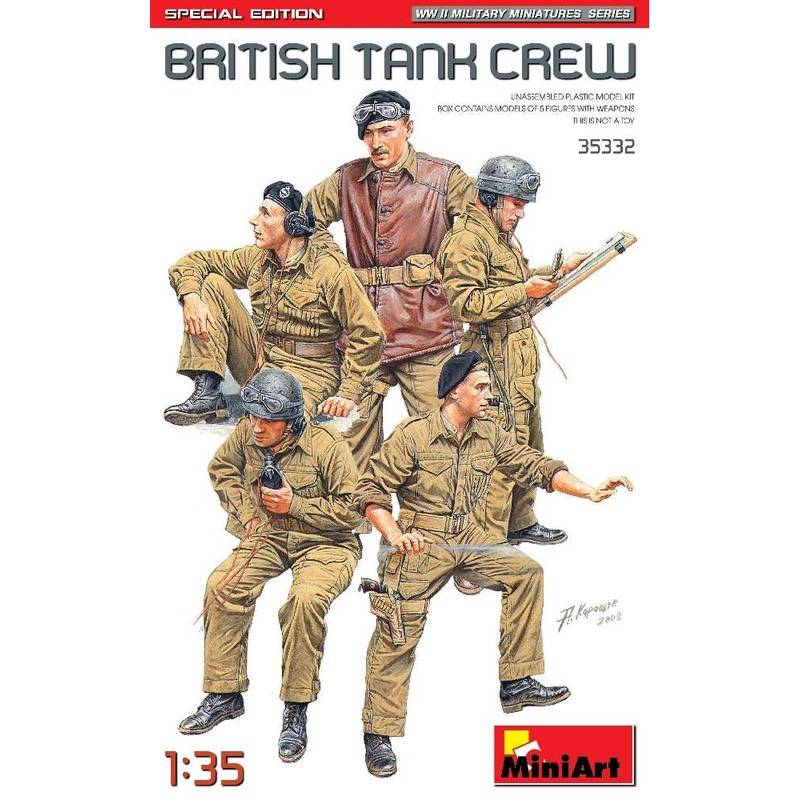 1/35 Special Edition with 5 British Tank Crew (with Weapons and Equipment)