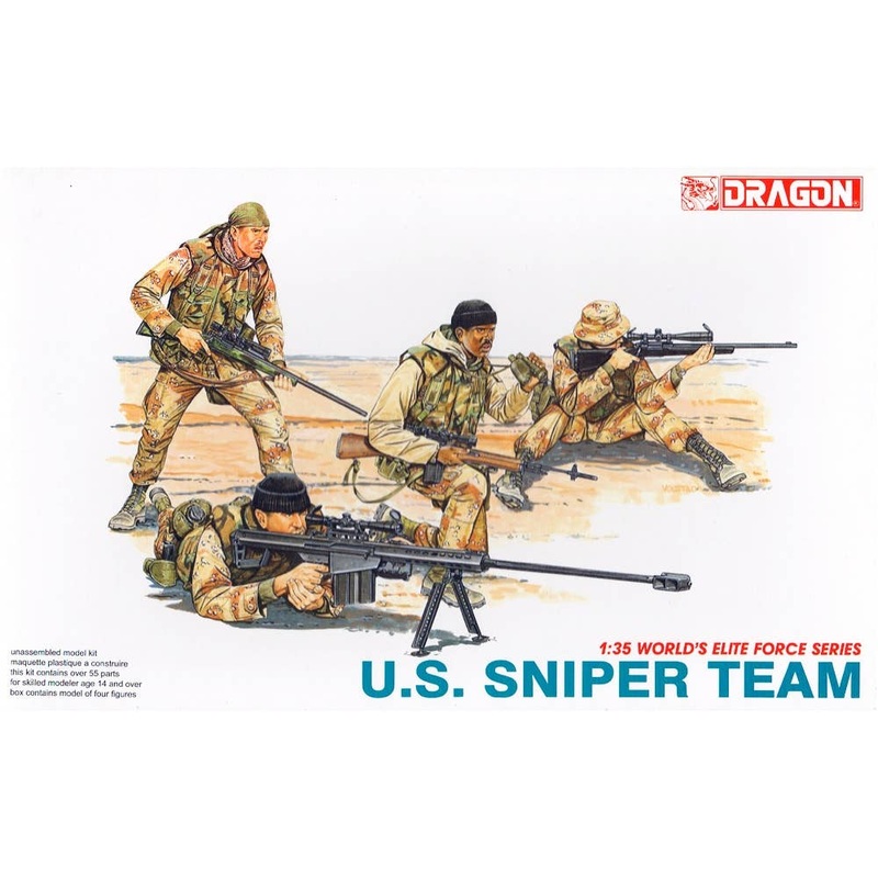 1/35 U.S. Army Sniper Team