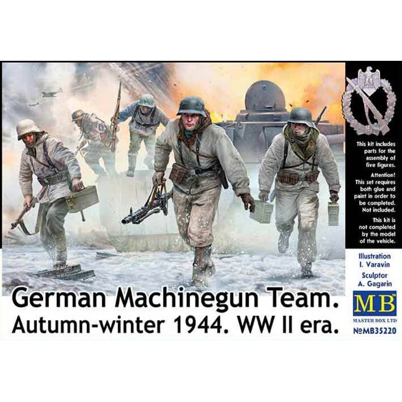 1/35 WW.II German Machine Gun Team Fall-Winter 1944