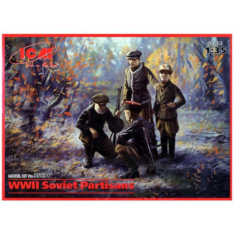 1/35 WWII Soviet Partisans 1941-44 (4 Figures)