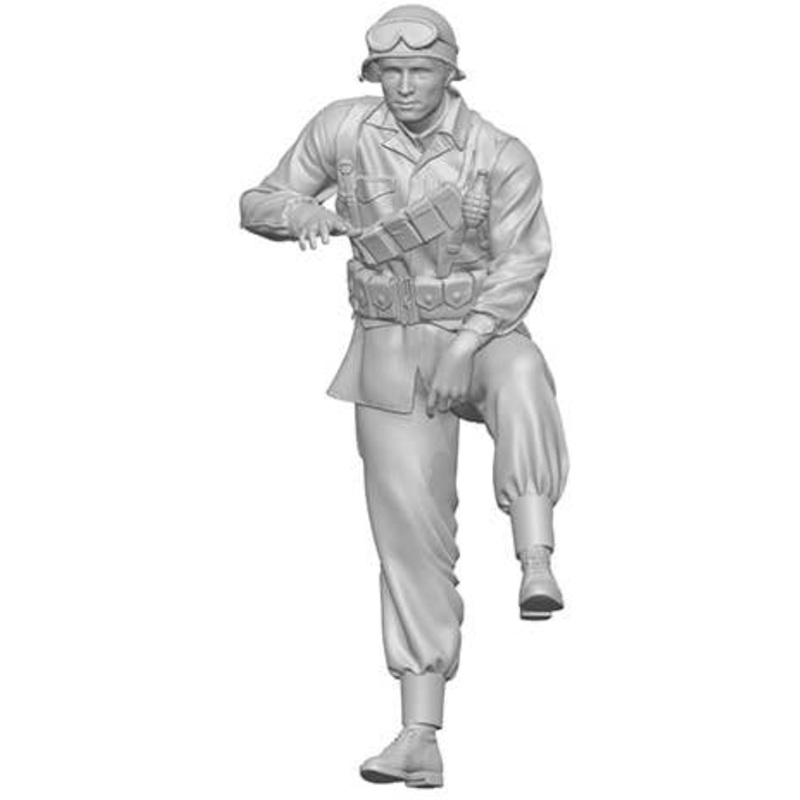 1/35 WWII US Army Small 4x4 Jeep Gunner
