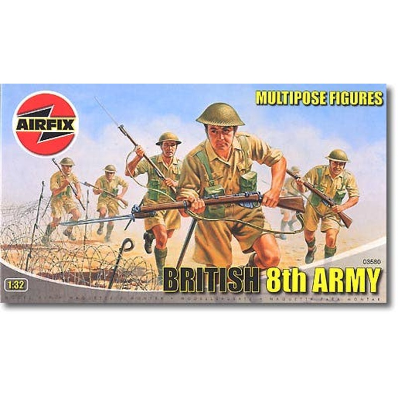 1/32 British 8 Army Infantry Set