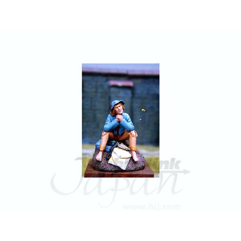 1/32 Confederate Soldier Seated with Kit