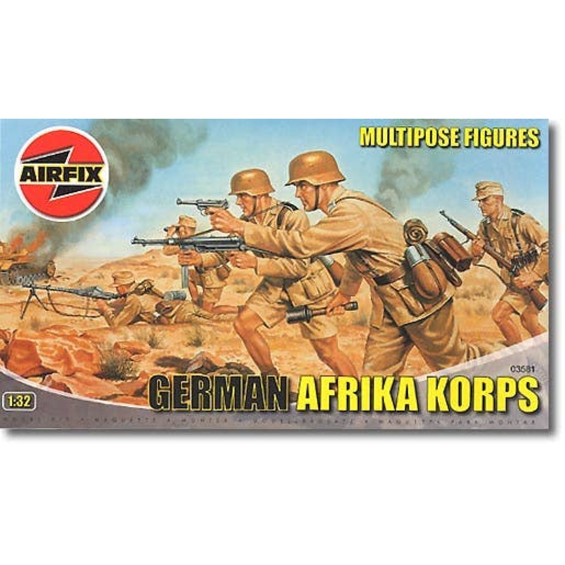 1/32 German Afrika Corps Infantry Set