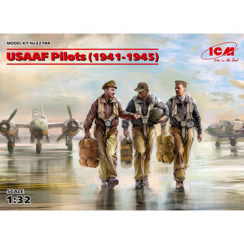 1/32 USAAF Pilots (1941-1945) (3 figures)