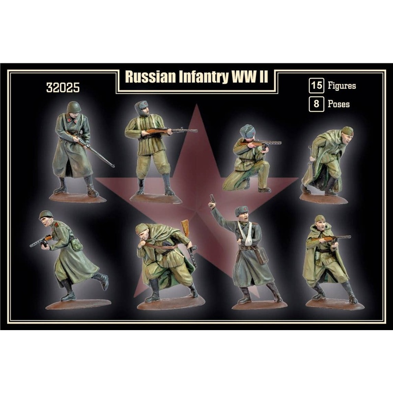 1/32 WWII Russian infantry