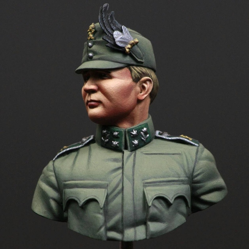 1/16 Austro-Hungarian Mountain Troop Officer WW.I Bust