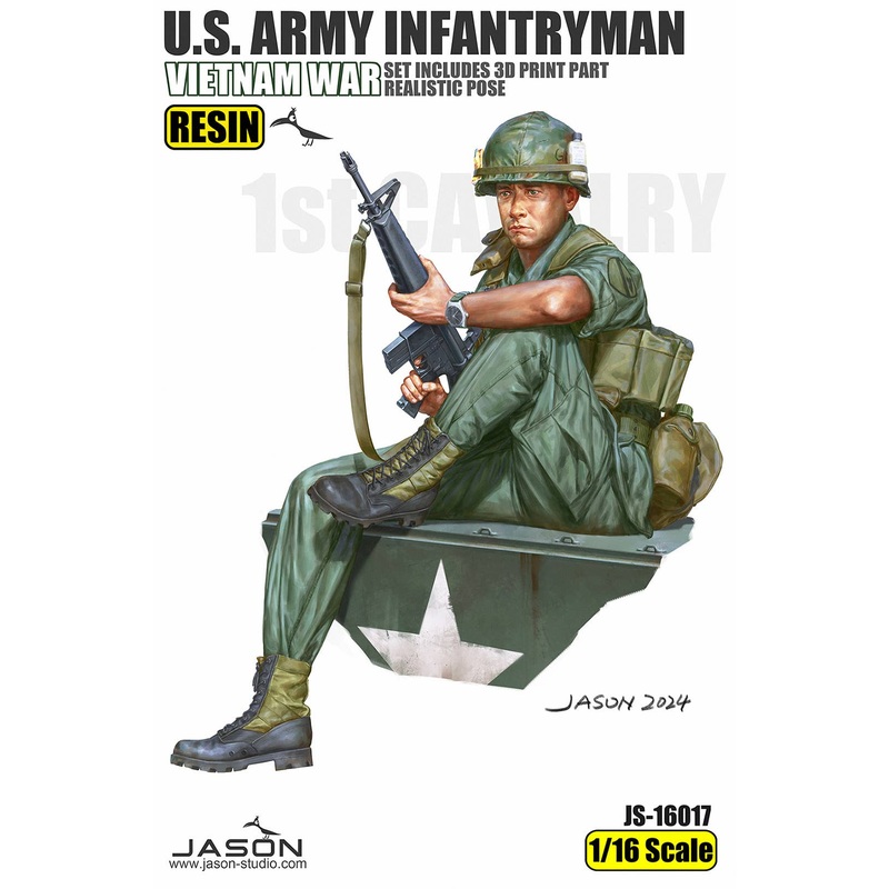 1/16 U.S. Army Infantryman Figure No. 2