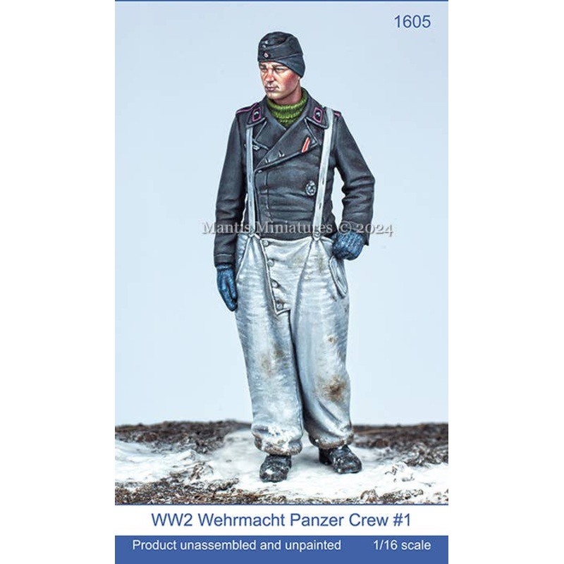 1/16 WW2 Wehrmacht Panzer Crew #1