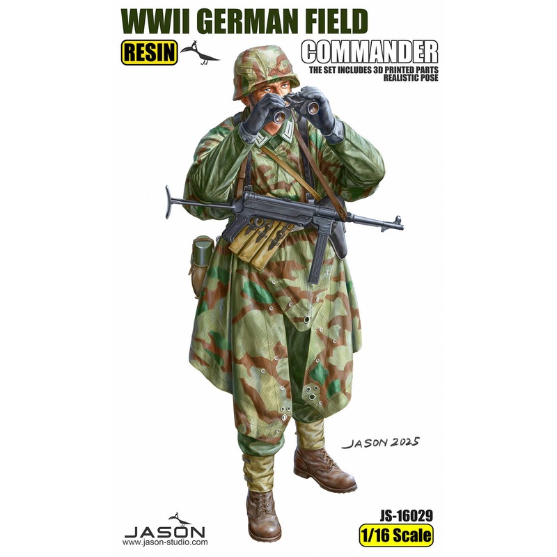 1/16 WWII German field commander