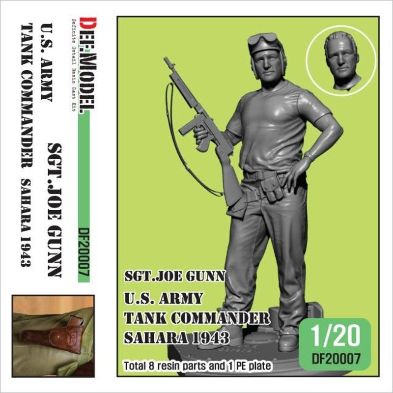 1/20 WWII US Army Tank Commander "Sgt. Joe" Sahara 1943