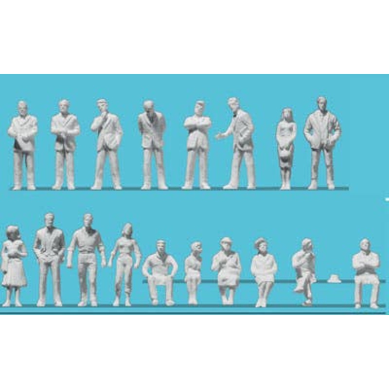 1/200 Workers + 18 Seated Figures
