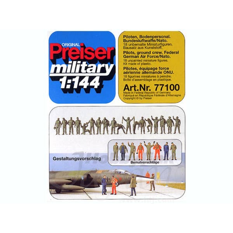 1/144 Federal German AF/NATO Pilots & Ground Crew Set (8pcs)