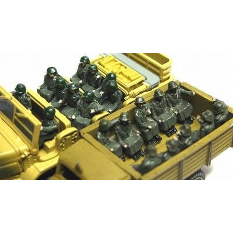 1/144 German Soldiers Riding Members