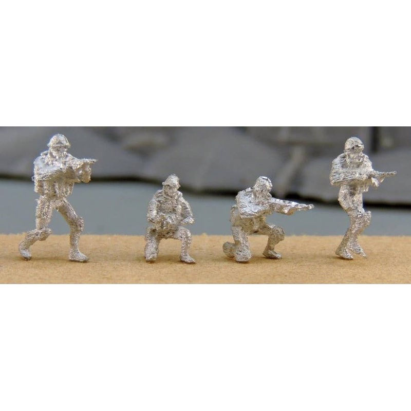 1/144 Soldier Set D Unpainted (4-Types 2pcs Each)