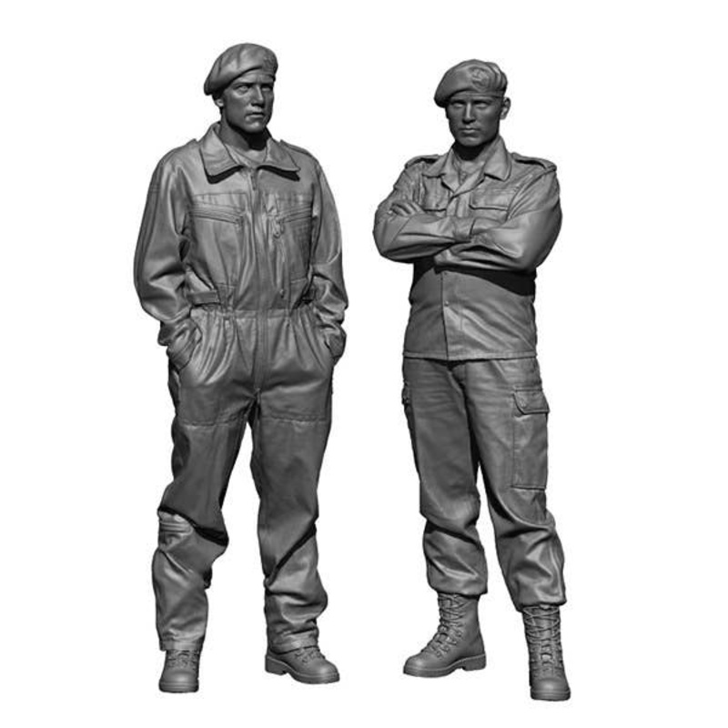 1/16 Current Use German Wehrmacht Tank Crew Set (2pcs)