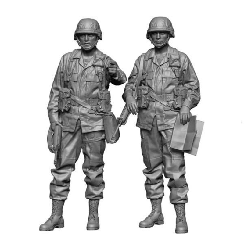 1/16 Current Use US Army Infantry Set Track Confirmation 1980 - 90's (2pcs)