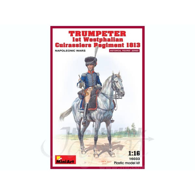1/16 Trumpeter 1st Westphallan Cuirassiers Regiment 1813