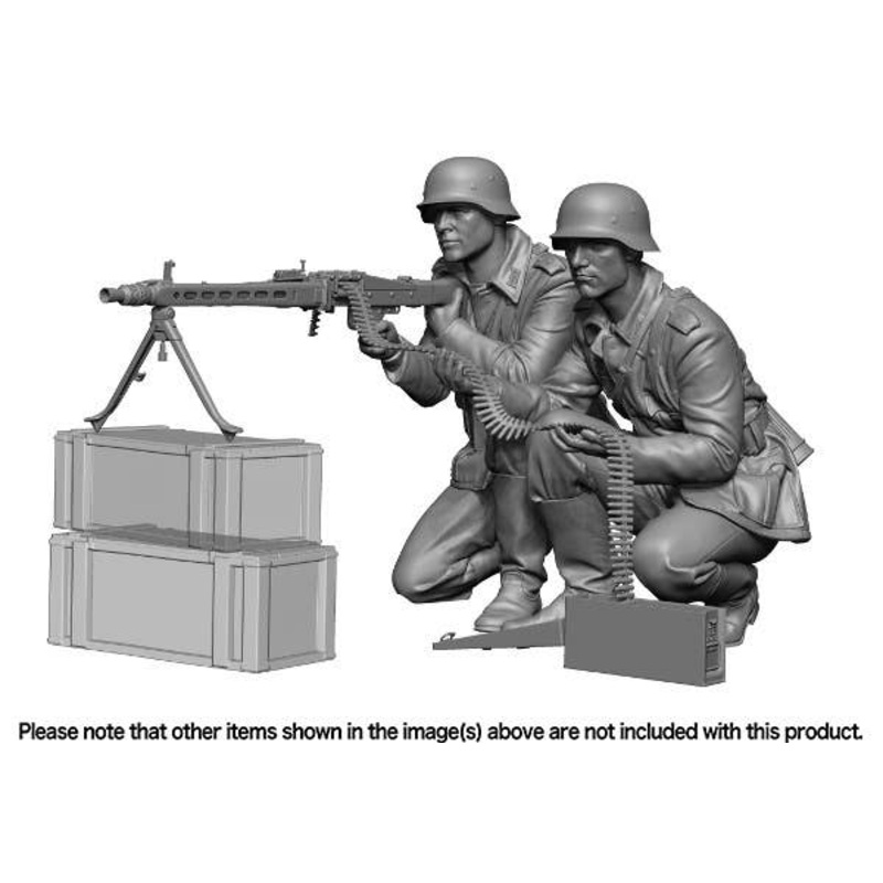 1/16 WW2 German gunner Team