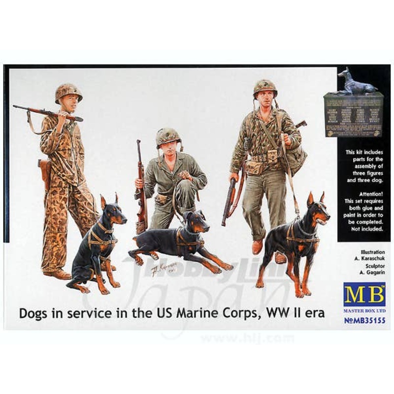 Dogs In Service In The US Marine Corps, WW II Era