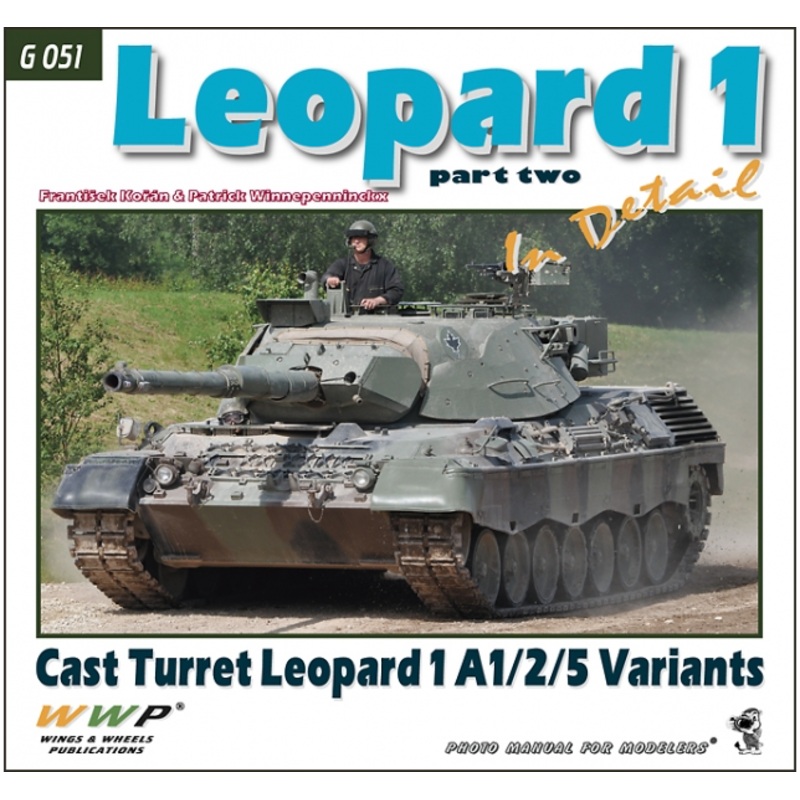 Leopard 1 Part Two in Detail Cast Turret Leopard 1A1/2/5 Variants