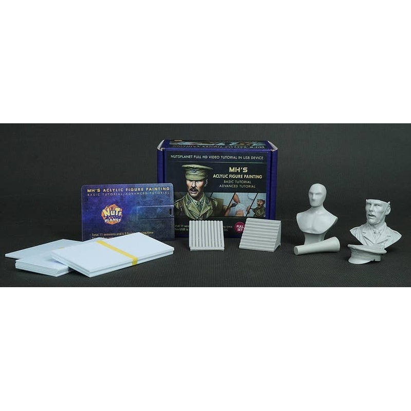 MH's Acrylic Figure Painting Tutorial Movie in USB Full Set