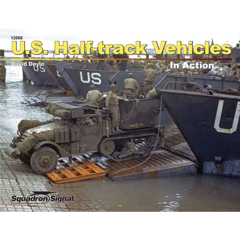 U.S. Half-Track Vehicle in Action