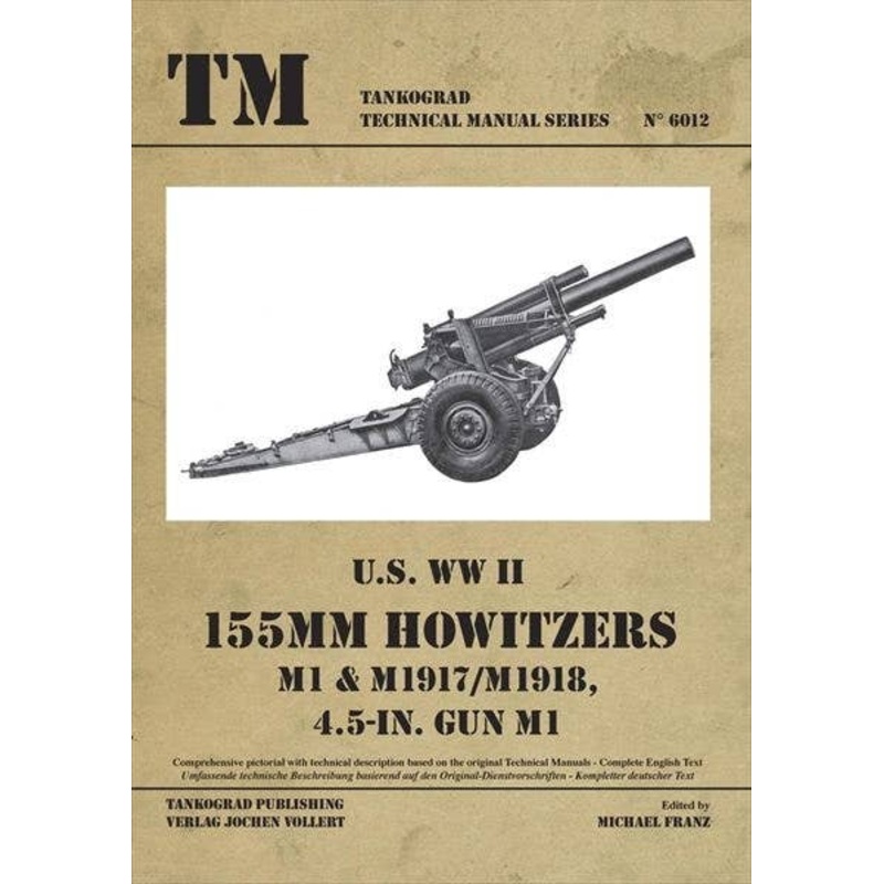 U.S WWII 155mm Howitzers M1&M1917/M1918 4.5-in.Gun M1