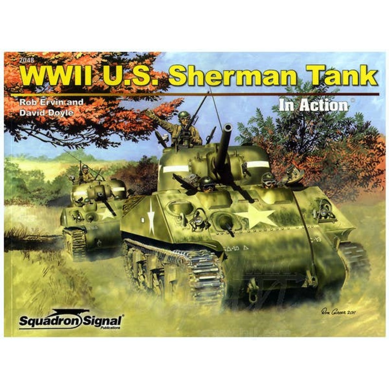 WWII U.S. Sherman Tank In Action