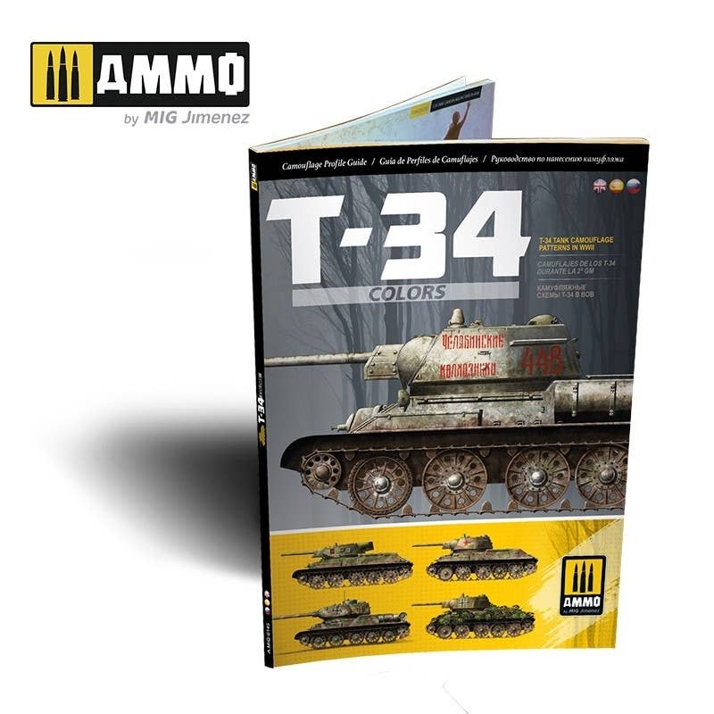 WW.II T-34 Color & Camouflage Pattern (English / Western / Russian)