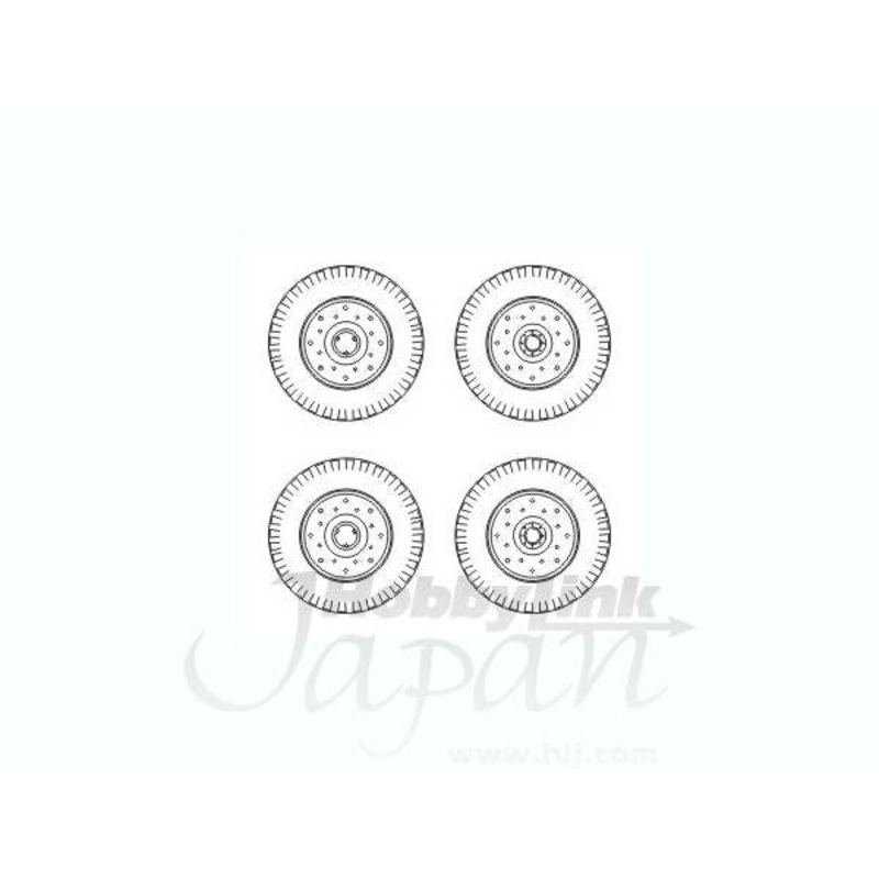 1/72 Chevrolet C.15 wheels Dunlop C.Country