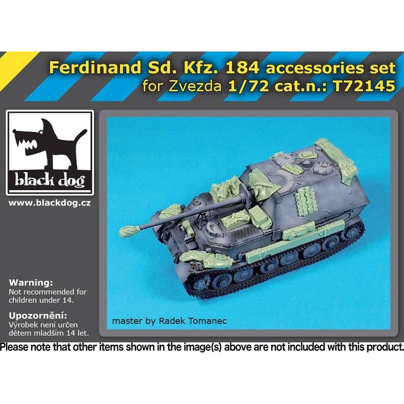 1/72 Ferdinand Sd. Kfz 184 Accessories Set