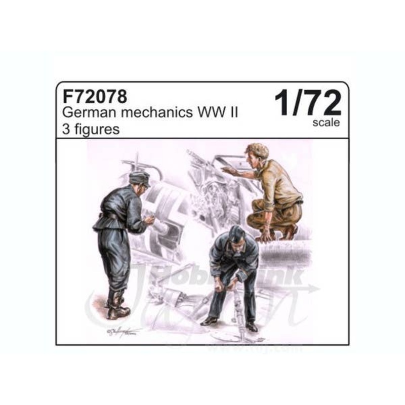 1/72 German mechanics 3 figures