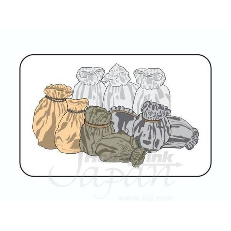 1/72 German WW II sacks (10 pcs)