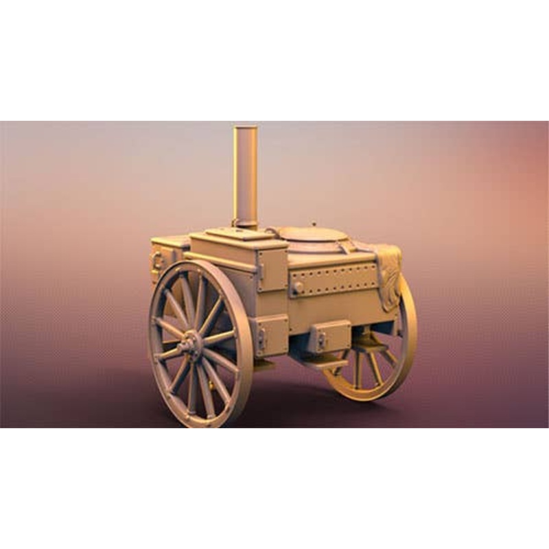 1/72 Germany Field Kitchen When the Cooking Pot is Closed