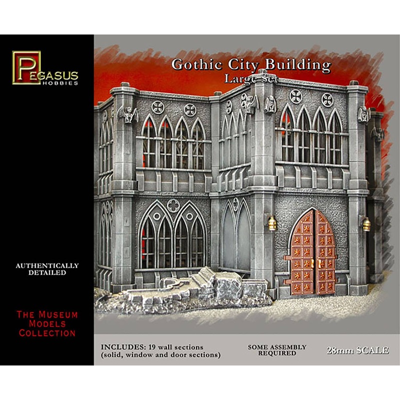 1/72 Gothic Construction Building Large Set (28mm Scale)