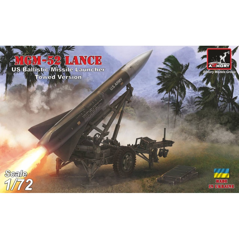 1/72 MGM-52 Lance, US ballistic SSM on towed launcher