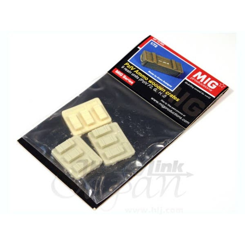 1/72 Pz. IV (Long Barrel) Ammo Wooden Crates (9 units)
