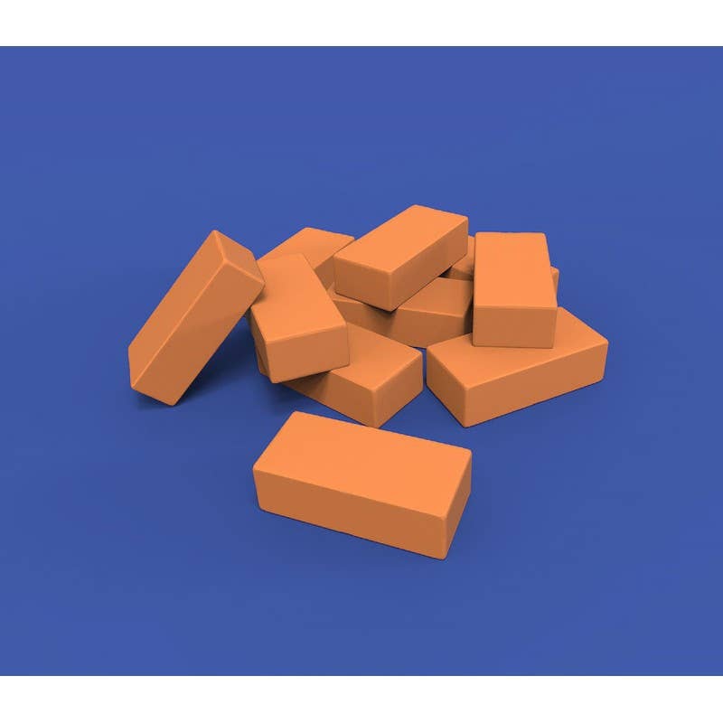 1/72 Red bricks