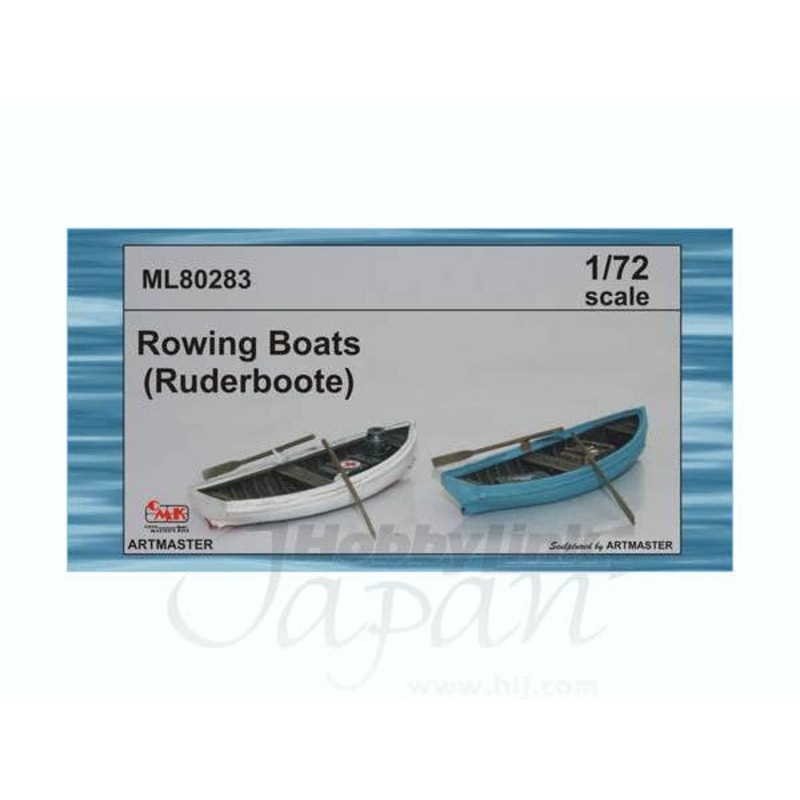 1/72 Rowing boats 2 pcs