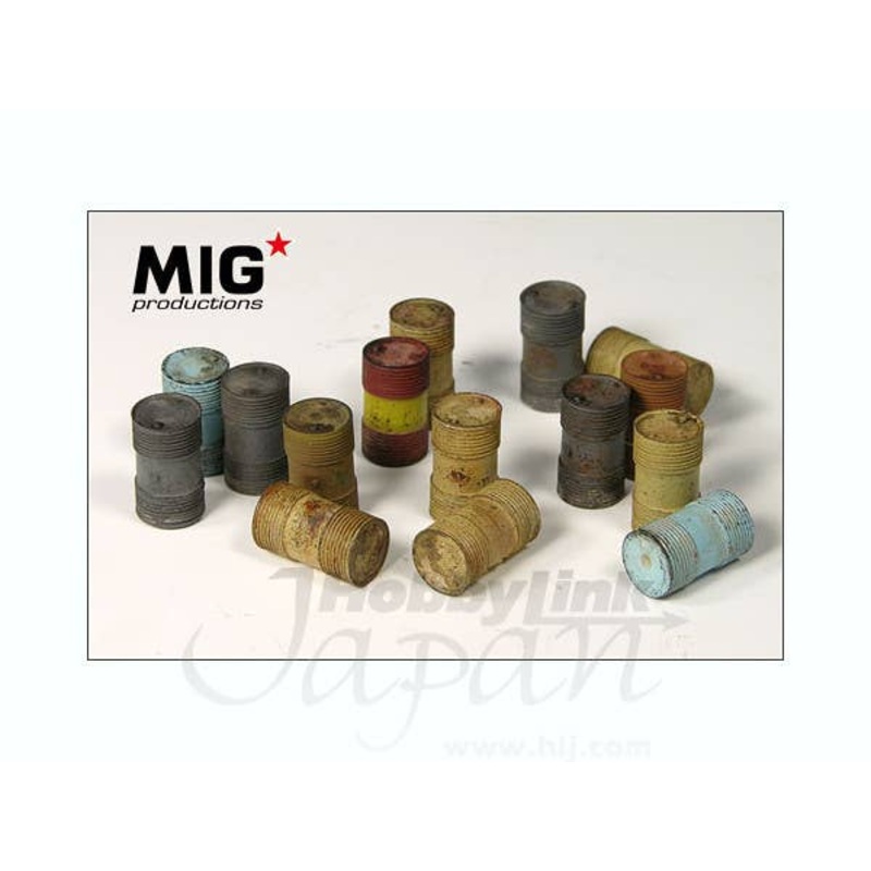 1/72 Stripped Metal Drums