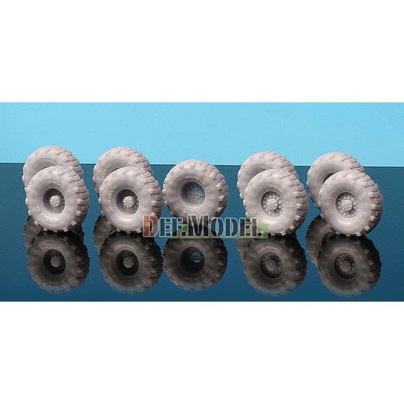 1/72 US M977 HEMTT XL Sagged Wheel Set (for Academy)