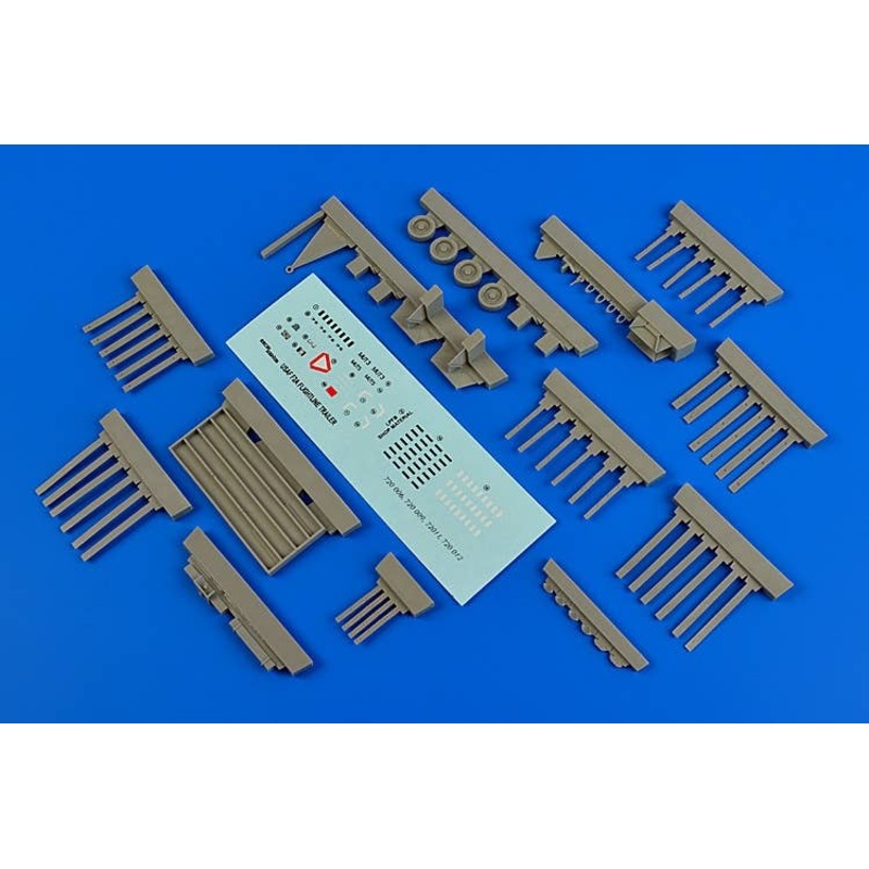 1/72 USAF F-2A Flightline Trailer (Steel Platform with Racks)