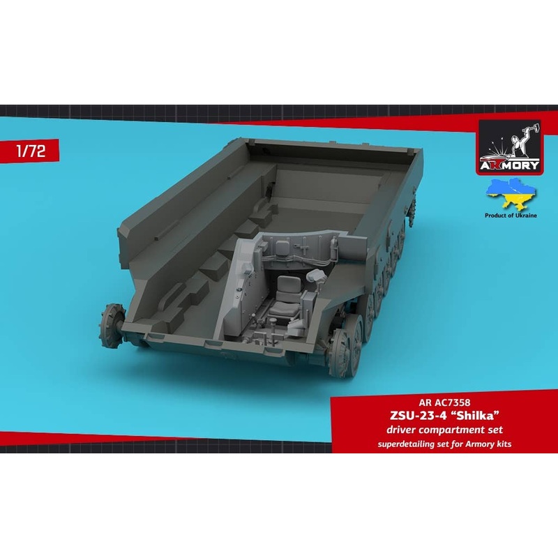 1/72 ZSU-23-4 Shilka driver compartment