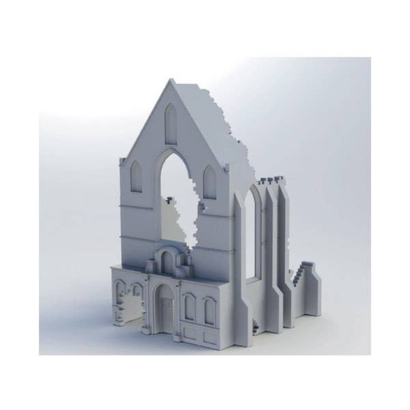 1/76 European Church (Resin Model Kit)