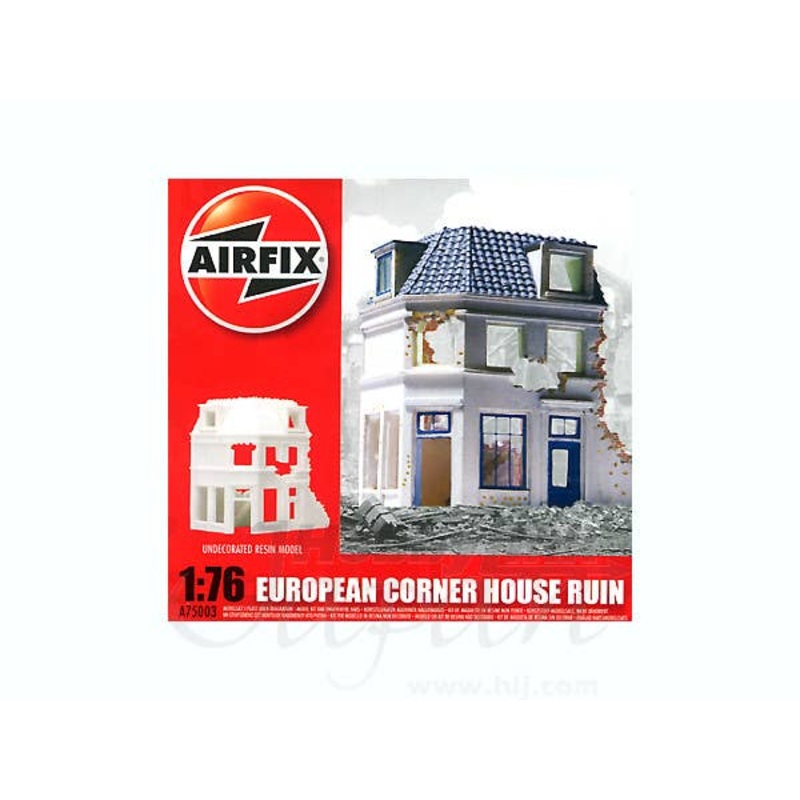 1/76 European Corner House Ruin