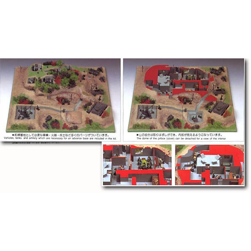 1/76 German Strong Point (Military Secret Base)