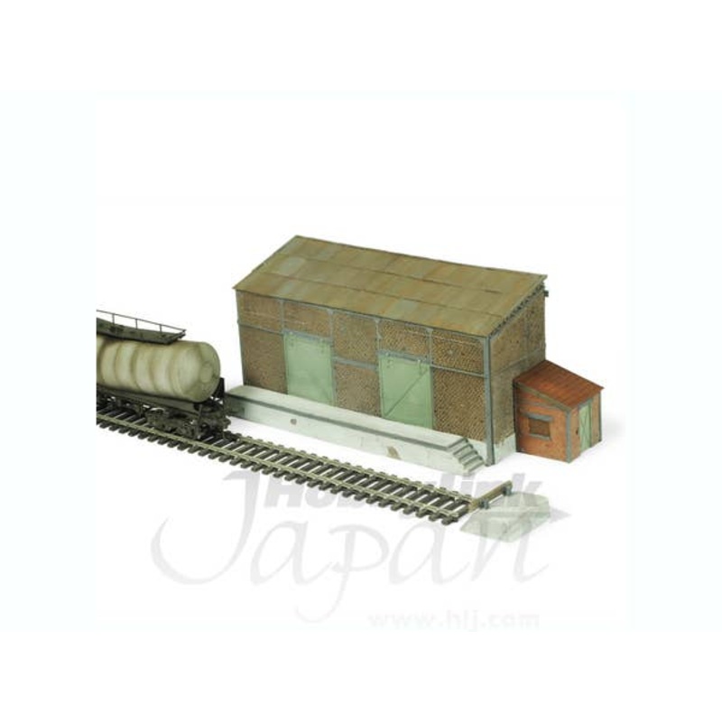 1/87 Train Garage w/Plat Home