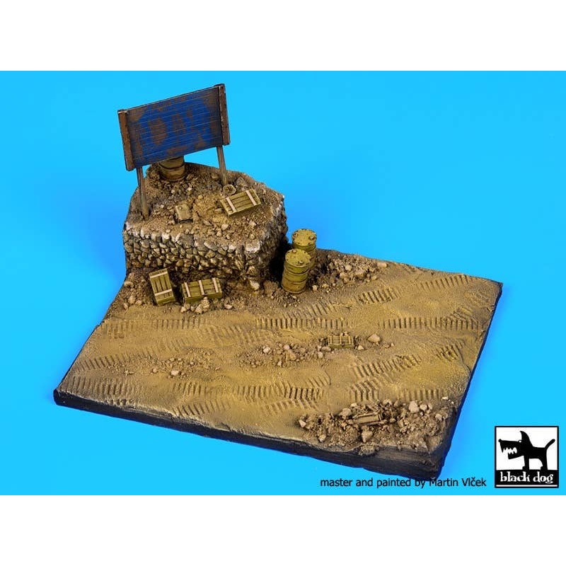 1/72 Africa Road with Sign Base (120x90 mm)