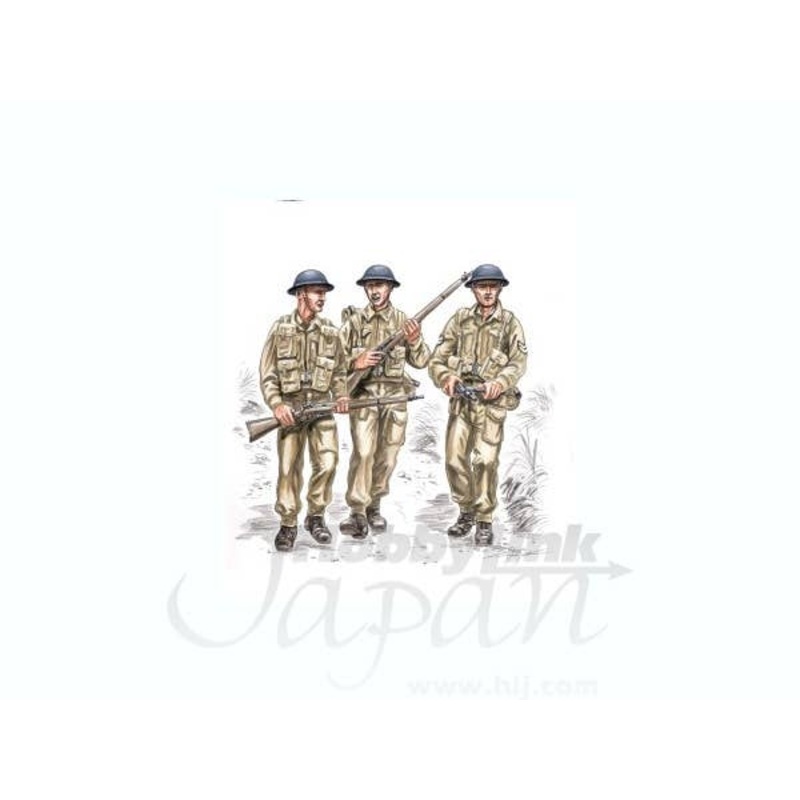 1/72 British soldiers WW II